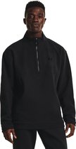 UA RECOVER Fleece ¼ Zip - Black-Black-Black Size : MD