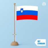 Tafelvlag Slovenie 10x15cm | met standaard