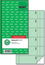 Sigel - bonboekje - Expres - zelf kopiërend - 10,5x20cm - 360 nrs - groen - SI-BO091