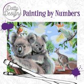 Dotty Design Painting by Numbers - Wild Animals Outback