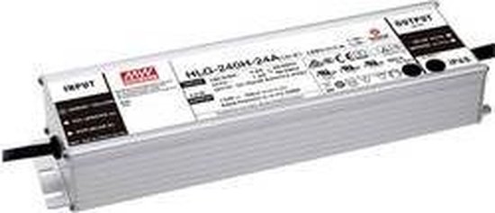 Driver LED 22,4 - 25,6 V/ DC 240 W 5 - 10 A Tension constante Mean Well HLG-240H-24AB
