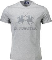 La Martina T-shirt Grijs 2XL Heren