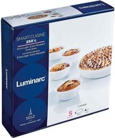 Luminarc Smart Cuisine Servies - Ovenschotels - 5 Delig - Glas - (1*D28cm - 4*D11cm) En Yourkitchen E-kookboek - Heerlijke Smulrecepten