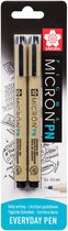 Sakura Pigma micron PN pennen - Zwart - 2stuks