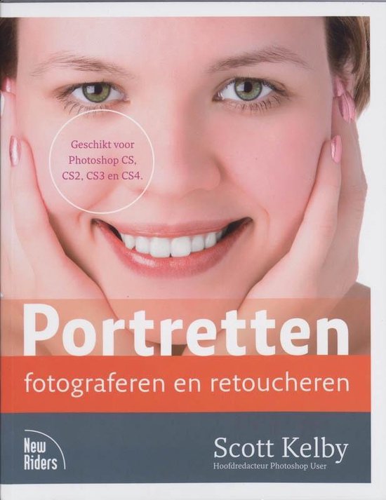 Cover van het boek 'Portretten fotograferen en retoucheren' van Scott Kelby