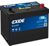 Exide Technologies EB704 Excell 12V 70Ah Zuur