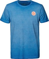 Petrol Industries - Heren Sunburst t-shirt - Blauw - Maat XXL