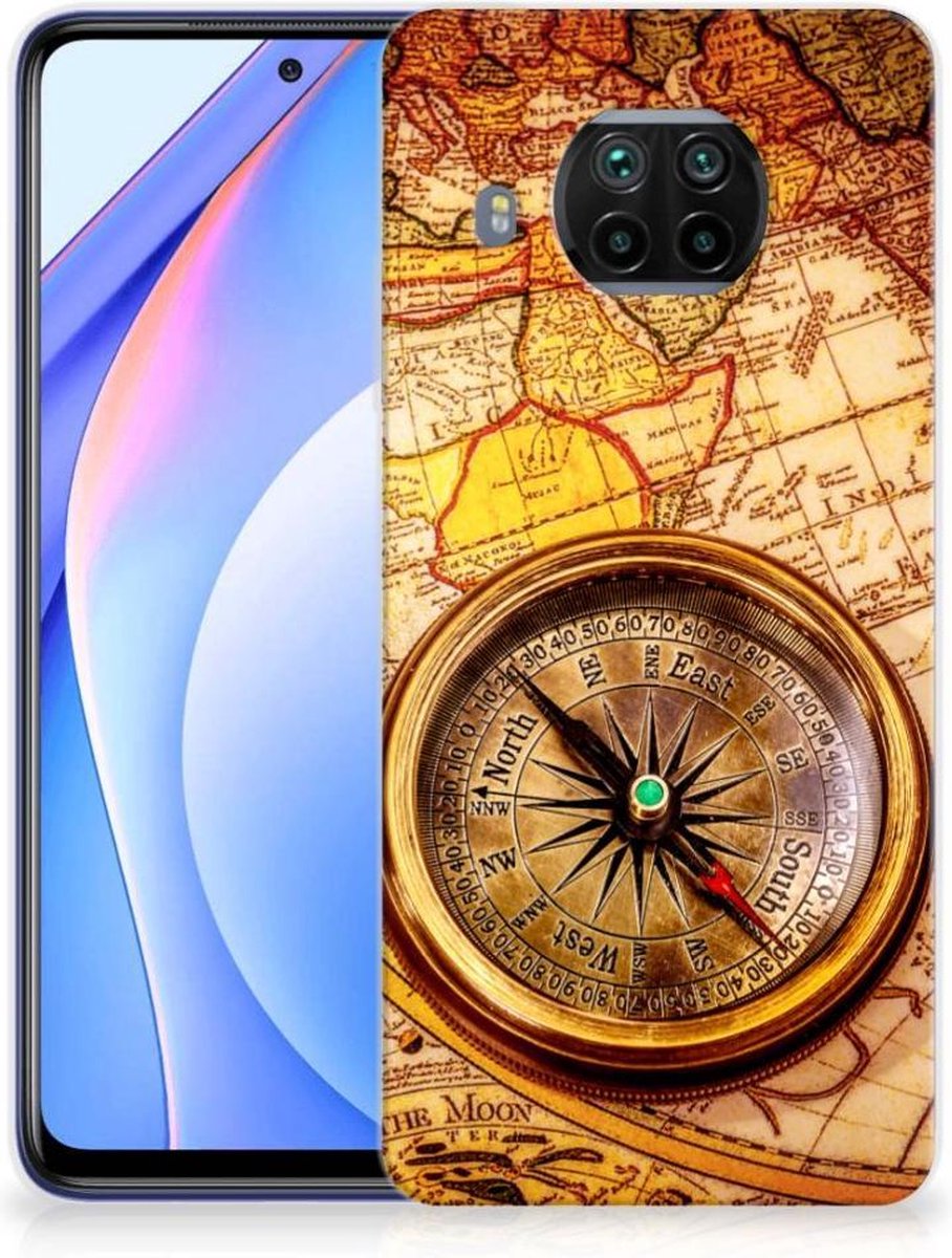 Xiaomi Mi 10T Lite Siliconen Back Cover Kompas