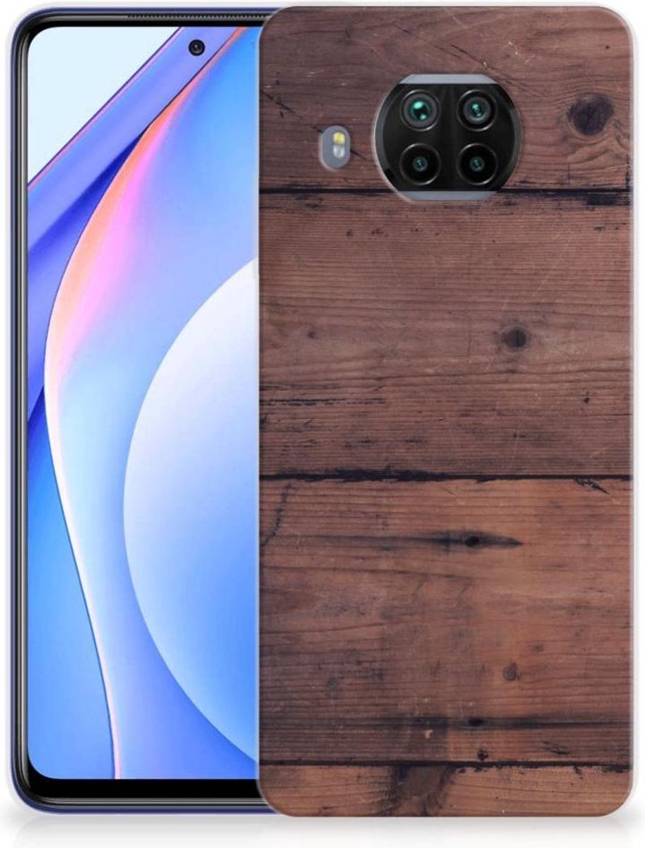 Xiaomi Mi 10T Lite Bumper Hoesje Old Wood