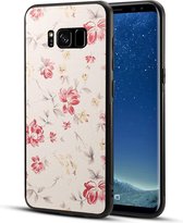 Voor Galaxy S8 + / G955 TPU + PC Begonia Flower Printed Pattern Surface Protective Back Case