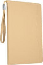 Zakelijke stijl horizontale flip lederen case voor Huawei MediaPad M6 8.4, kan worden gedemonteerd en gescheiden voor gebruik, met portemonnee en kaartsleuf en houder en draagkoord (goud)