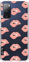 Casetastic Samsung Galaxy S20 FE 4G/5G Hoesje - Softcover Hoesje met Design - Lips everywhere Print