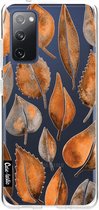 Casetastic Samsung Galaxy S20 FE 4G/5G Hoesje - Softcover Hoesje met Design - Cascading Leaves Print