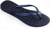 Havaianas Slim Crystal Poem slipper blauw, BR 41 / 42