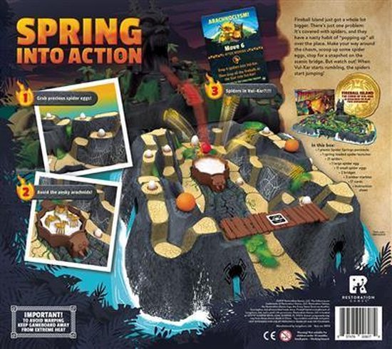 Thumbnail van een extra afbeelding van het spel Fireball Island Spider Springs - EN