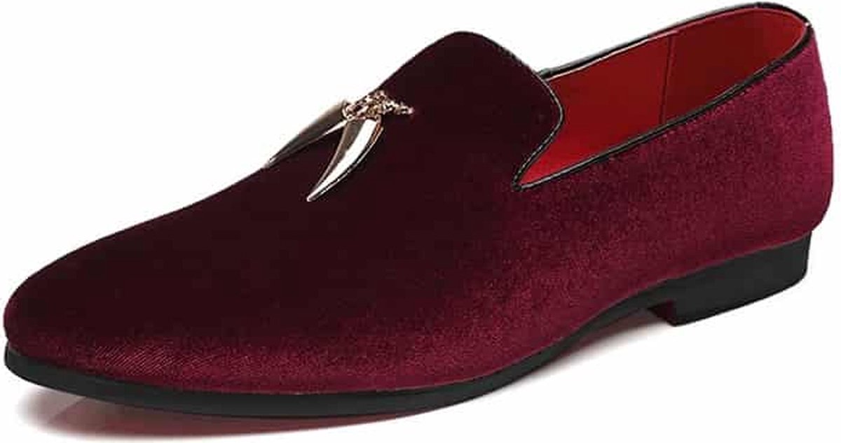Casual Sickle Suede Herenschoenen Platte Instapper Puntschoen Jurk Schoenen Loafer bol
