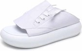 Comfortabele wilde antislip slijtvaste pantoffelsandalen voor dames (kleur: wit, maat: 38)