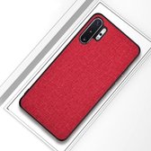 Voor Samsung Galaxy A32 5G schokbestendige stoffen textuur PC + TPU beschermhoes (rood)
