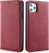 Voor iPhone 11 Pro Max Diaobaolee Gemini Magnetische gesp Horizontale flip lederen tas met houder en kaartsleuven (rood)