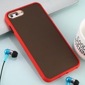 Voor iPhone 8 Plus / 7 Plus Skin Hand Feeling Series Anti-fall Frosted PC + TPU Case (rood)
