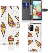 Case Geschikt voor Samsung Galaxy A71 Telefoonhoesje Icecream