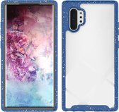 Voor Galaxy Note 10 Plus Shockproof Starry Sky PC + TPU beschermhoes (blauw)