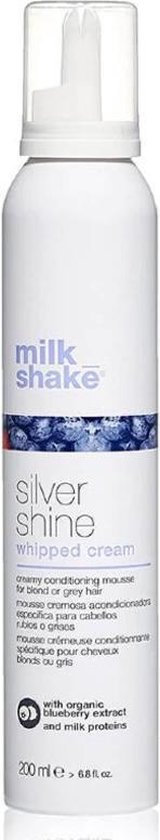 milk_shake silver shine conditioning whipped cream 200 ml - vrouwen - Voor Gekleurd haar/Grijs haar