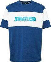 Starter Heren Tshirt -M- Block Jersey Blauw
