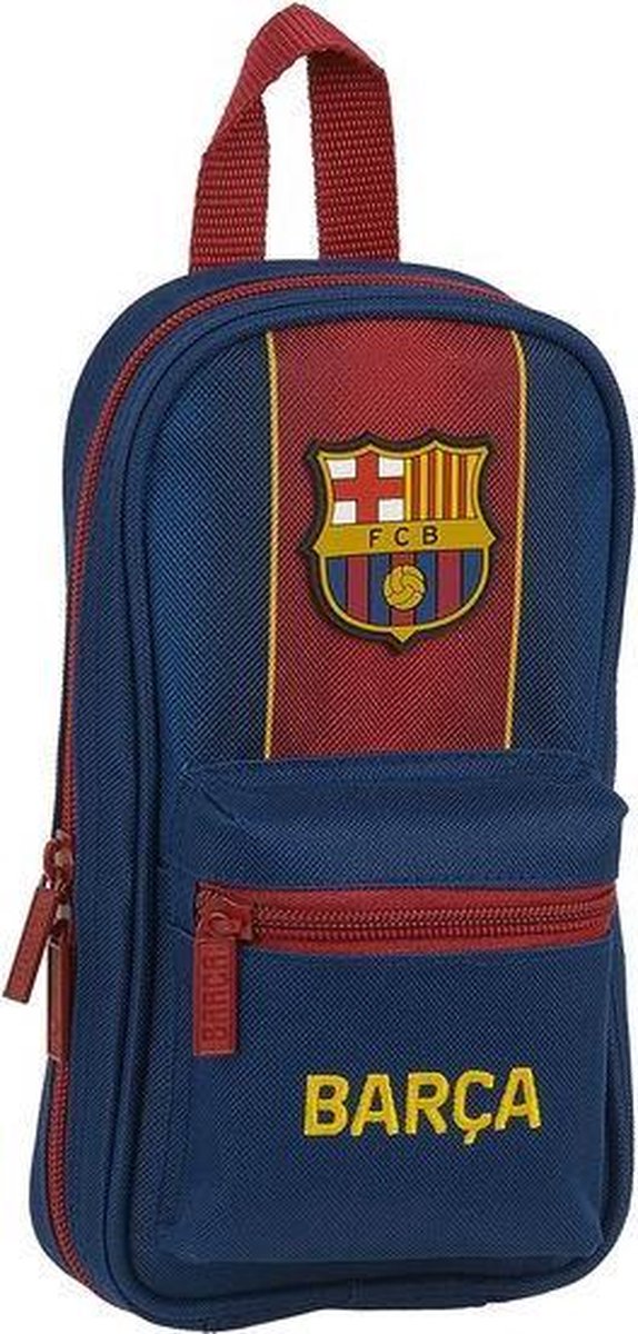 School Etui - F.C. Barcelona - Kastanjebruin Marineblauw (33 Onderdelen)