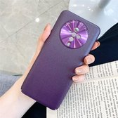 Voor vivo S6 5G All-inclusive Pure Prime Skin plastic hoesje met lensring beschermkap (paars)