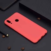 Voor Huawei P Smart (2019) Candy Color TPU Case (rood)