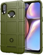Volledige dekking schokbestendige TPU-hoes voor Galaxy A10s (groen)