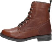 SUB55 Dames veterschoenen Veterschoenen Hoog - cognac - Maat 38