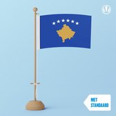 Tafelvlag Kosovo 10x15cm | met standaard