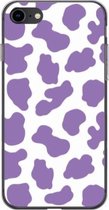 ShieldCase Holy Cow geschikt voor Apple iPhone 8  / geschikt voor Apple iPhone 7 / SE hoesje - paars/wit