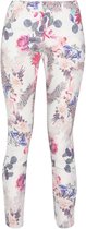 Cassis - Female - Broek met bloemenprint  - Ecru