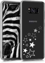 kwmobile telefoonhoesje voor Samsung Galaxy S8 - Hoesje voor smartphone - Sterren Mix design