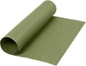 Faux Leather Papier , b: 50 cm,  350 g/m2, groen, 1m