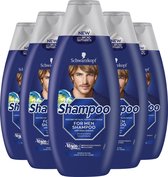 Schwarzkopf For Men Shampoo 5x400ml - Voordeelverpakking