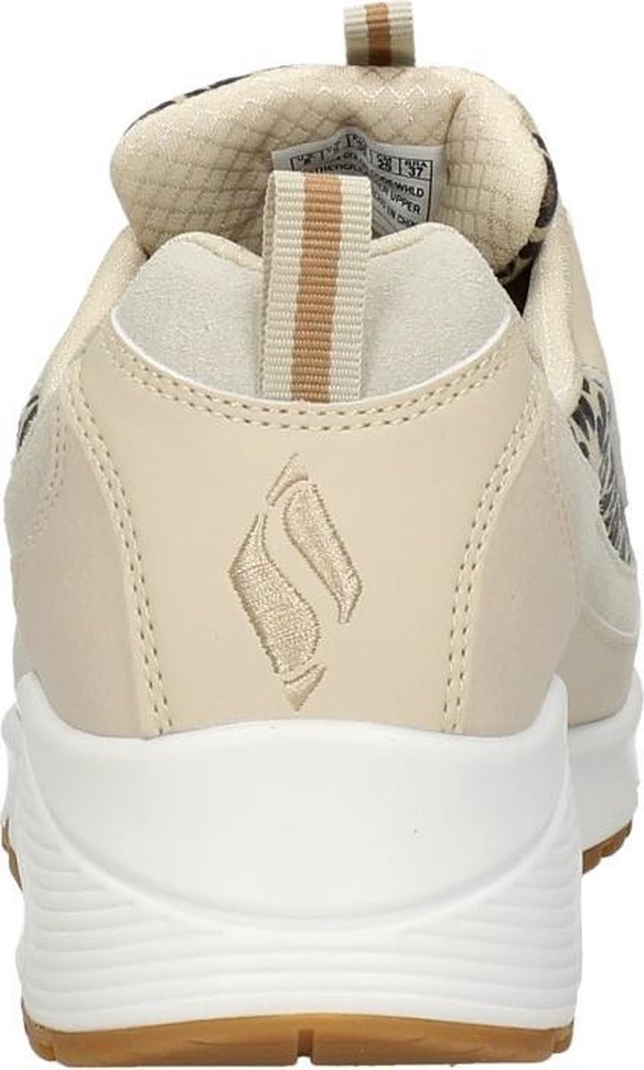 Skechers Uno Wild Streets Dames Sneakers - White/Leopard - Maat 36 | bol.com