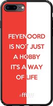 6F hoesje - geschikt voor iPhone 7 Plus -  TPU Case - Feyenoord - Way of life #ffffff