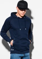 Heren - Hoodie - Effen - B1080-2 - Navy