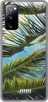 6F hoesje - geschikt voor Samsung Galaxy S20 FE - Transparant TPU Case - Palms #ffffff