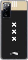 6F hoesje - geschikt voor Samsung Galaxy S20 FE - Transparant TPU Case - AFC Ajax Uitshirt 2018-2019 #ffffff