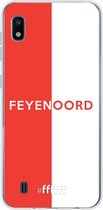 6F hoesje - geschikt voor Samsung Galaxy A10 -  Transparant TPU Case - Feyenoord - met opdruk #ffffff