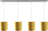 Olucia Davine - Hanglamp - Geel/Goud - E27