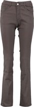 Para mi broek angela soepele powerstretch slim fit broek soft taupe (donkergrijs) - Maat 32-L32 (XXS)