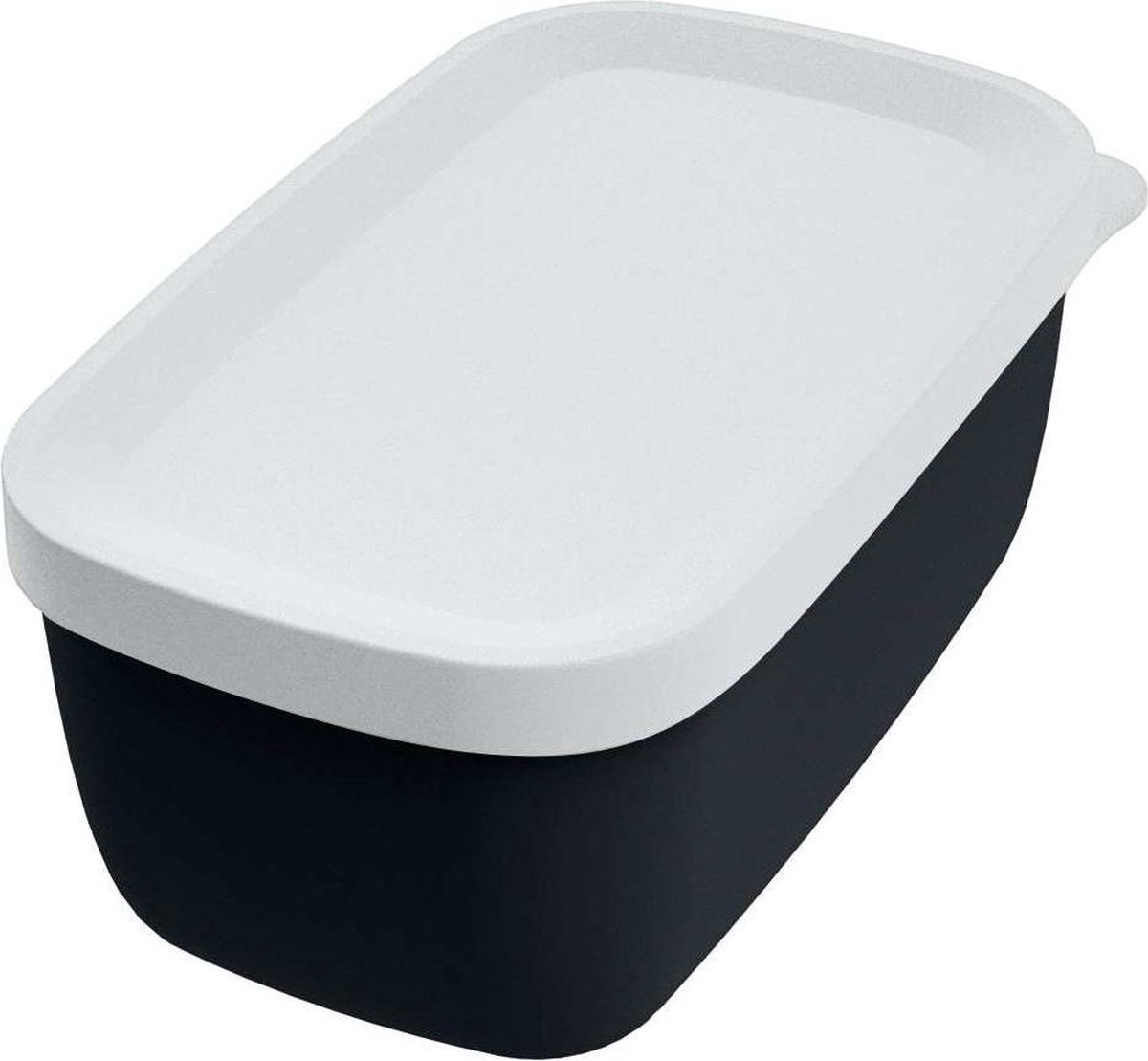 Koziol Lunchbox Candy 0,5 Liter 12,4 X 8,1 X 5,3 Cm Zwart