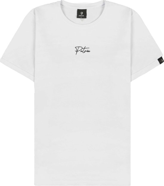 Patrón Wear - Emilio T-shirt White/Black - Maat XXL