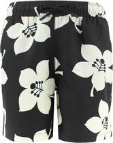 Björn Borg Loose Shorts Kenny Floral Black - jongens zwemshort maat 134-140